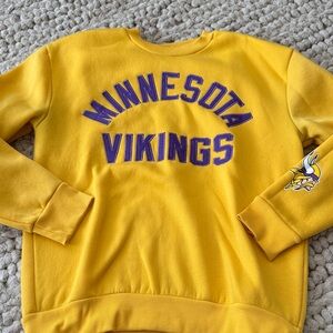 Vintage NFL Minnesota Vikings Yellow Sweatshirt size small